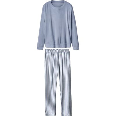 ESMARA Dames pyjama (Blauw, XS (32/34))