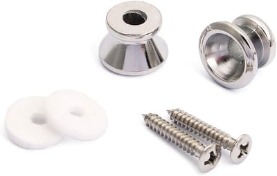 Duurzame metalen strap locks voor gitaar en bas, stevige bevestigingspinnen voor optimale grip