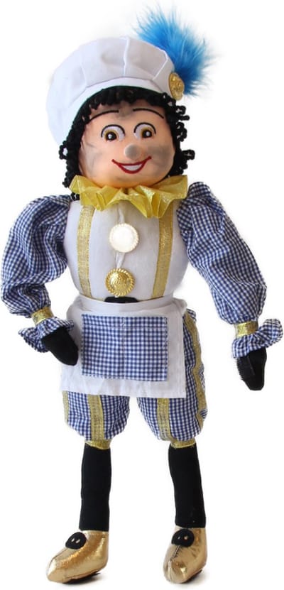Roetveeg pietenpop - Bakkers Roetveeg Piet - 40cm - Sinterklaas decoratie - Knuffel