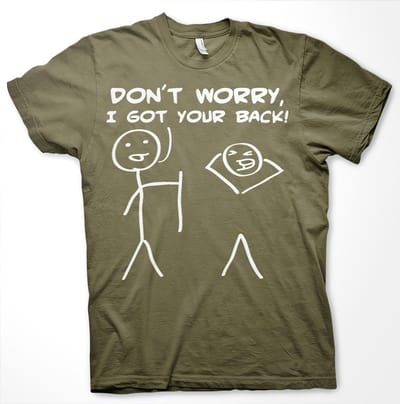 Hybris Don't Worry, I Got Your Back! T-shirt Olive
