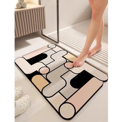 Badkamer Diatomeeënaarde Mat Antislip Mat Toilet Absorberende Voetmat Toilet Toilet Doucheruimte Deur Antislip Mat 40 * 60cm