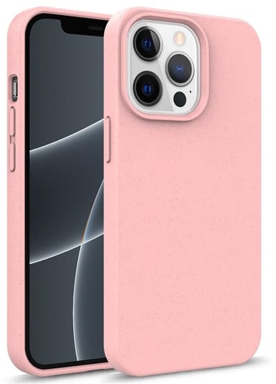 Flexibel Eco hoesje geschikt voor iPhone 16 Pro - roze- Milieuvriendelijk en schokbestendig ontwerp - Onbreekbaar - Trendy kleuren