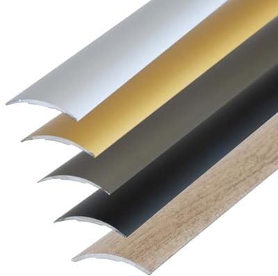 Zelfklevend Overgangsprofiel 90cm x 40mm voor Tegels, Laminaat en Parket - Aluminium Egalisatieprofiel