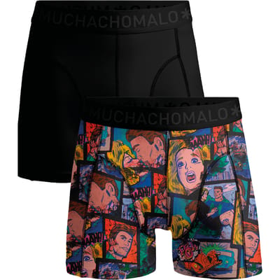 Muchachomalo Boxershort Heren – 2 Pack – 95% Katoen – Heren Ondergoed – Kleding – Stevig Ondergoed – Onderbroeken Heren