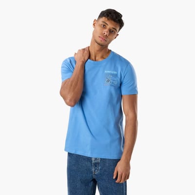 Blount & Pool Sunset Tee T-shirt – Vrijetijdskleding voor heren – Maat XL