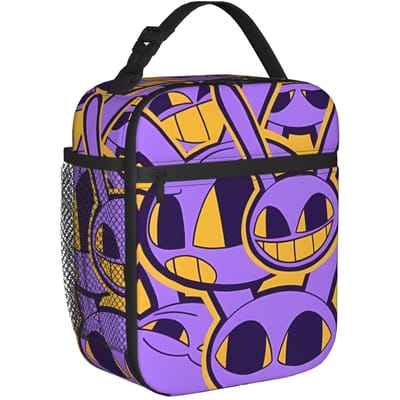 Jax Cartoon Digitals Circus Thermische Lunchtas Kantoor Lunchbox Voor Kind Thermische Tote Handtassen Draagbare Geïsoleerde Koeltas One Size