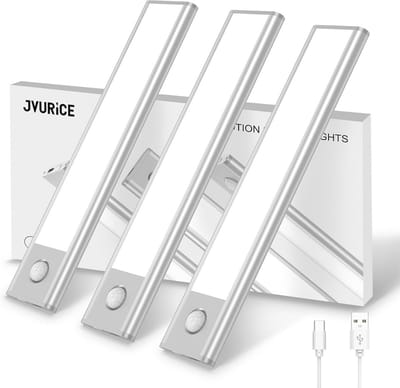 Ultradun LED Kastlicht met Bewegingsmelder - Dimbare Magneetlamp zonder Draad voor Hal, Keuken of Trap (3 Stuks)