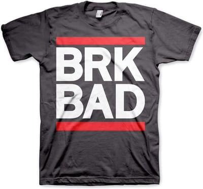 Breaking Bad BRK BAD T-shirt donkergrijs