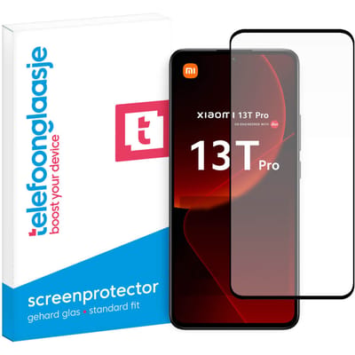 Xiaomi 13T Pro screenprotector gehard glas Edge to Edge
