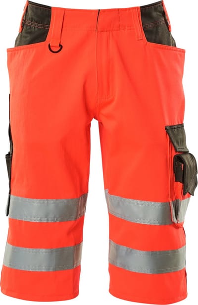 Mascot Safe Supreme Shorts, lange 15549-860 - hi-vis rood/donkerantraciet - C46
