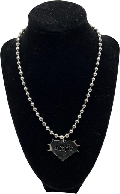 Misfit, Buitenbeentje, Ketting, Hanger, Hartje