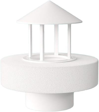 Mistmaker Verstuiver - Luchtbevochtiger Sproeier - Decoratieve Bevochtiging - Natuurlijk Rotsontwerp - 1 Pak - Wit