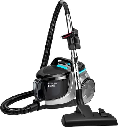 Sanovy PowerClean-8900 Stofzuiger Zonder Zak – Krachtige 2,5L Cycloon Stofzuigers, 9 m actieradius – Alle Vloertypen – 2 opzetstukken