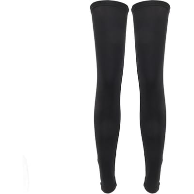 1 Paire de Manches de Jambes de Protection Solaire Respirantes Confortables Séchage Rapide Manches de Jambes de Cyclisme pour le Sport d'Été en Plein Air L 47x38x27cm / 18.5x14.96x10.63in black