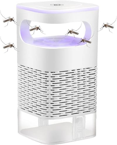 Elektrische Muggenlamp - Krachtige LED Muggenval met USB - Duurzame Insectenlamp voor Slaapkamer, Tuin en Camping