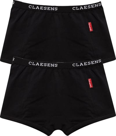 Claesen's® - Meisjes Boxershort 2-Pack ZwartCL 733-Black-2