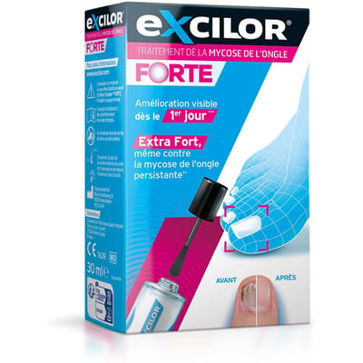 Excilor Kalknagel Behandeling Forte - Extra sterk bij hardnekkige schimmelnagels - Direct zichtbaar resultaat* - Klinisch bewezen - Voor mooie en gezonde nagels - 30 ml