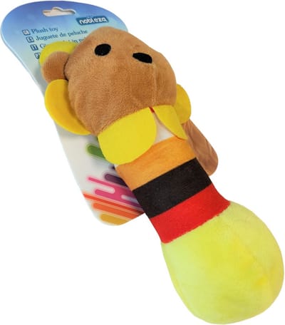 Nobleza Hondenspeelgoed - Hondenknuffel - Puppyspeelgoed - Hondenspeelgoed - Piepspeelgoed - Knuffel voor hond - Leeuw