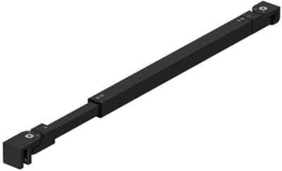 FugaFlow Eccelente Vetro Verstelbare Stabilisatiestang - 73-120cm - mat zwart
