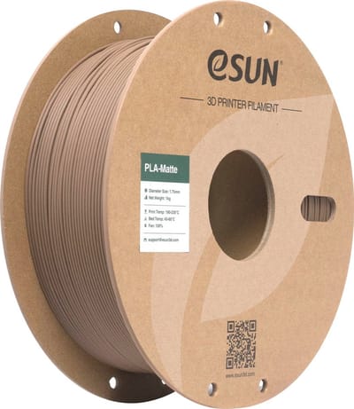 eSUN PLA-Matte Bruin / Brown - 1 kg - 1.75 mm - 3D printer en 3D pen filament