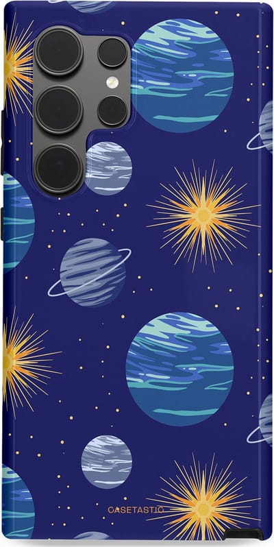 Casetastic Hoesje Geschikt voor Samsung S24 Ultra - Stijlvolle Beschermende Duo-layer Case - Stralende ster