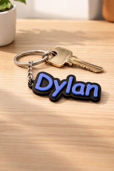 Gepersonaliseerde Sleutelhanger Naam – Custom Naam Keychain – Persoonlijk Cadeau voor Kind of Volwassene