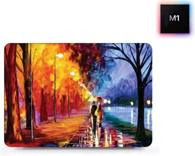 Laptophoes - Geschikt voor MacBook Pro M1 Hoes Case - 13 inch - A2338 (2020) - Herfstlicht
