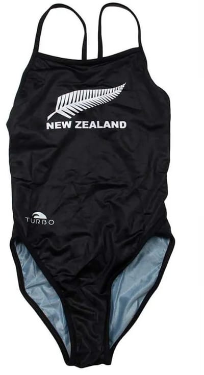 Turbo New Zealand 891322 Zwemkleding Zwart M Vrouw