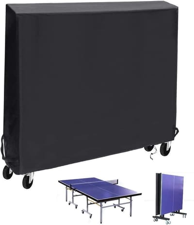 Tafeltennis Tafelhoes - Pingpong Tafel Beschermhoes - Buiten Beschermen - Waterdicht Oxford Doek - 185 x 70 x 165 cm