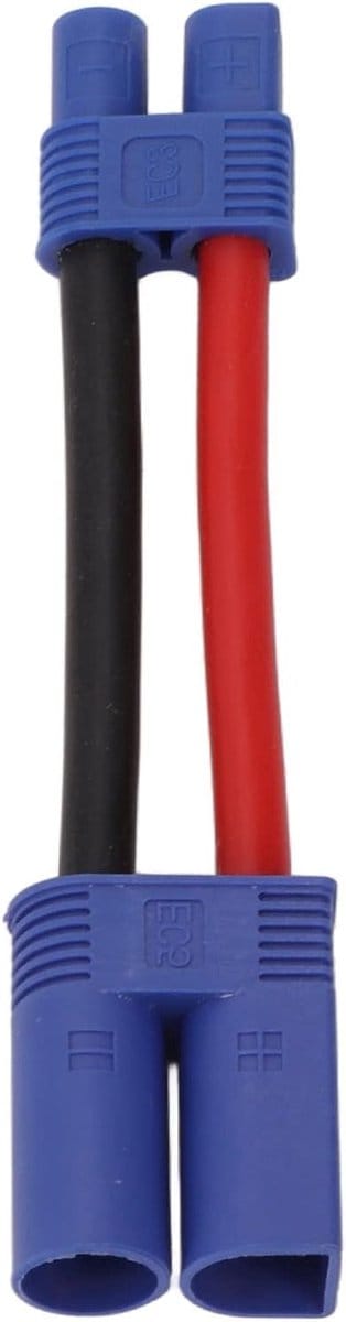 Male naar Female EC3 Connector Kabel, 12AWG Adapter voor Batterij en ESC Verbinding in RC Auto en Vliegtuig Modellen