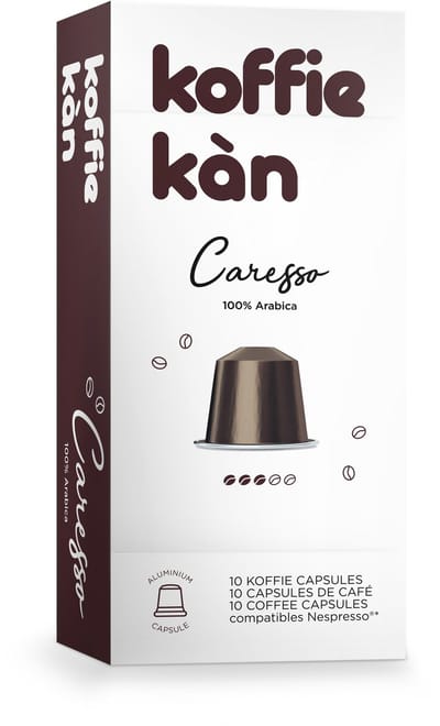 Koffie Kàn - Koffiecapsules Nespresso - Caresso - 12x10cups