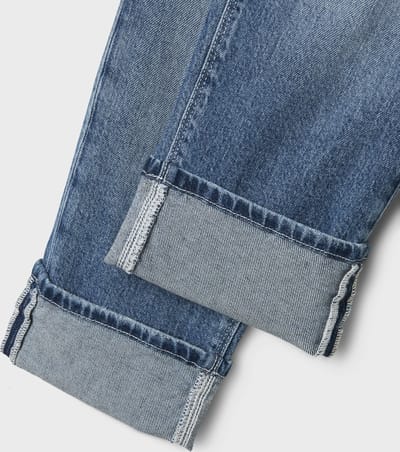 NAME IT - NKFROSE STRAIGHT FOLD JEANS 4224-AZ NOOS - Meisjes - Jeans