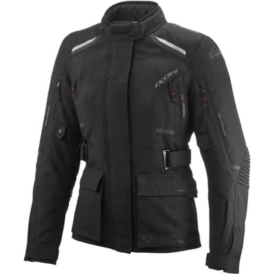 Ixon Midgard Lady Zwart Waterdichte Textiele Motorjas - Jas