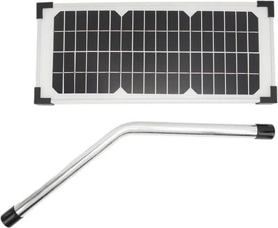 Zonnepaneel Kit - Oplaadpaneel - Batterij Laden - 10W Vermogen - 51 x 25 cm - Zwart