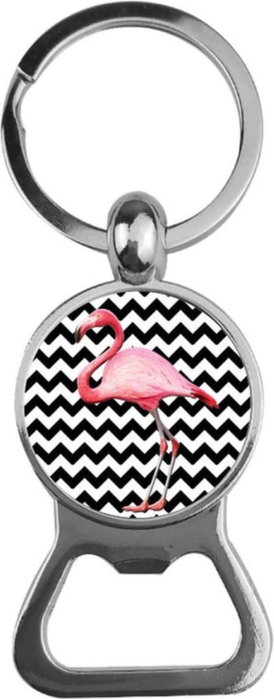 Bieropener Glas - Flamingo