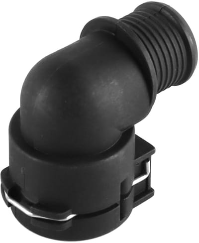 Dailygoods- Verwarmingsslang Hoog Temperatuur Weerstand - Vervangingsconnector - Rubber - Geschikt voor Moka X 2013-2019 - Nummer 950893 - Betrouwbare Aansluiting - Slangconnector
