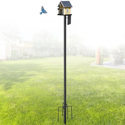 Verstelbare Vogelvoederstation Set - 148 cm Vogelhuis Standaard voor Tuin en Buiten