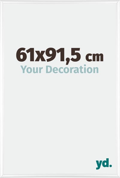 Your Decoration - Fotolijst 61x91,5 cm - Aluminium - Wit Hoogglans - Kent