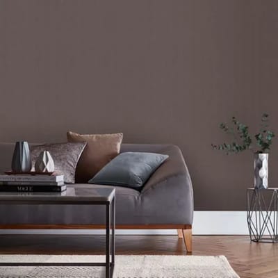 Decomode Vliesbehang Linen Shimmer - Bruin - 10,05 M X 52 Cm