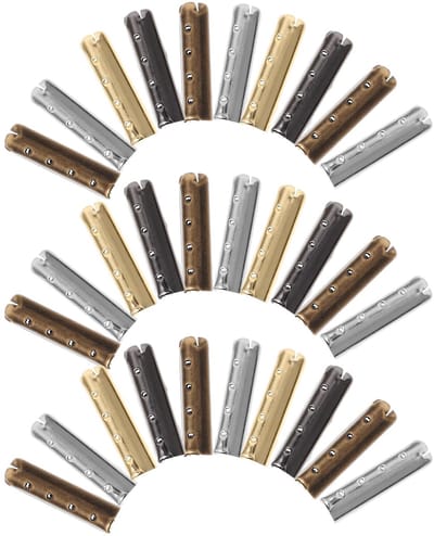 Dailygoods- Veters 80 Stuks - Veters Elastische - Veters Wit/Zwart/Goud/Bronze - Veters Rond - Veters Voor Wandelschoenen - Veters Voor Sneakers - Veterschoen