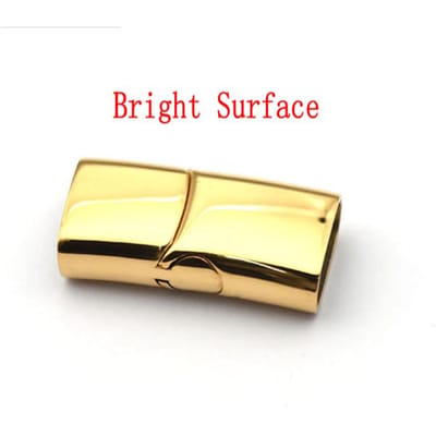 Roestvrijstalen magnetische sluitingen Gat 8*4mm voor leren koord armband magneet gesp DIY sieraden maken sluiting A beige