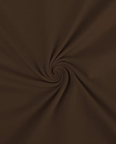 Tricot Stof Uni Bruin – Zachte Stretch Jersey – Comfortabele & Elastische Kledingstof per Meter