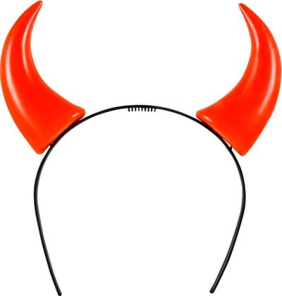 Boland - Diadeem Duivelhoorntjes promo rood - Één maat - Kinderen en volwassenen - Unisex - Halloween en Horror