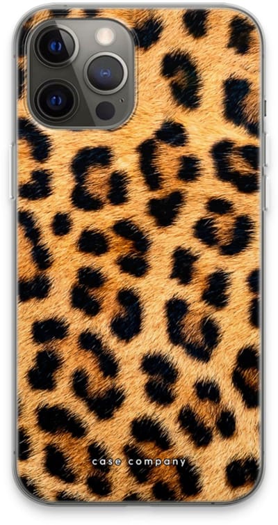 Case Company® - Hoesje geschikt voor iPhone 13 Pro Max hoesje - Luipaard - Soft Cover Telefoonhoesje - Bescherming aan alle Kanten en Schermrand