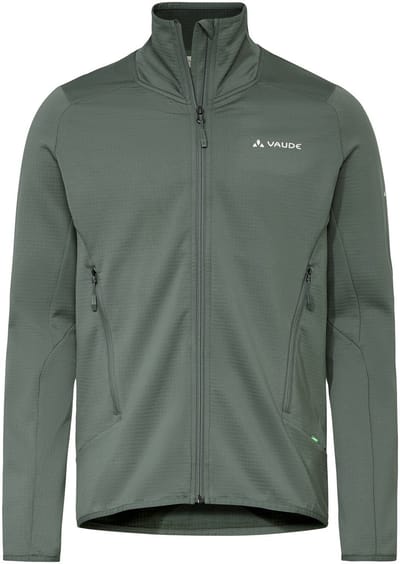 VAUDE Monviso Fleece FZ Jas II, Fleece Jas, Heren Outdoor Sportjassen, Niet Waterdicht, Niet Winddicht, Fleece, Capuchon, Slim Fit