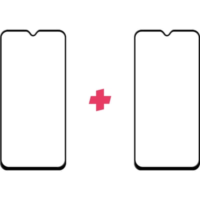 DuoPack: Xiaomi Redmi Note 8 screenprotector gehard glas Edge to Edge