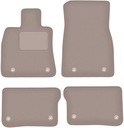 Beige velours vloermatten voor: Cadilac CT6 0 (2016-)
