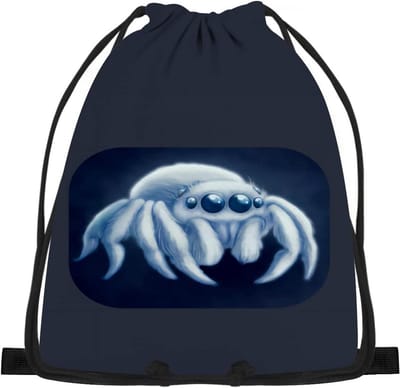 Gymtas met Tekening - Trekkoord Tas - Dagelijks Gebruik - Waterbestendig Materiaal - 36 x 42 cm - Niet gespecificeerd