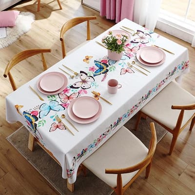 Nordic Home Rechthoekige Tafelkleden Voor Tafel Feestdecoratie Boheems Waterdicht Anti-Vlek Nappe De Table Tafelkleed Tapete 40x70cm