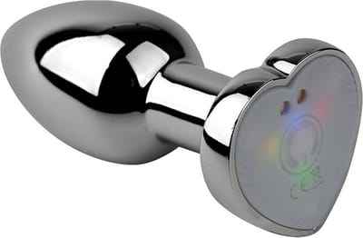 Fixxx - Vibrerende RVS Anaal Plug met Astandsbediening - Zilver